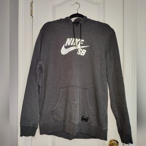 Heather Dark Grey Skateboarding Hoodie